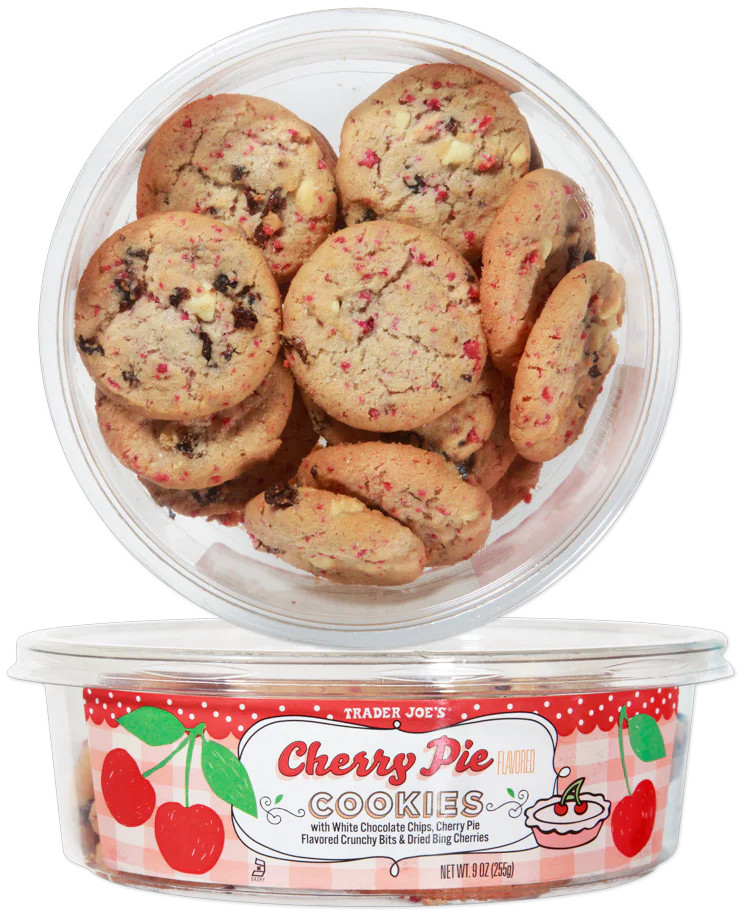2 Packs Trader Joe\'s Cherry Pie Cookies w/ Dried Bing Cherries 9 oz 2 Packs Trader Joe\'s Cherry Pie Cookies w/ Dried Bing Cherries 9 oz