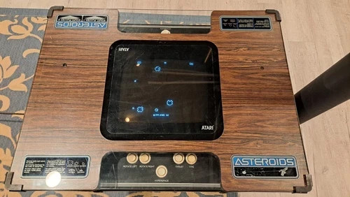 ASTEROIDS DELUXE ARCADE COCKTAIL MACHINE by ATARI 1980 (Excellent Condition)
