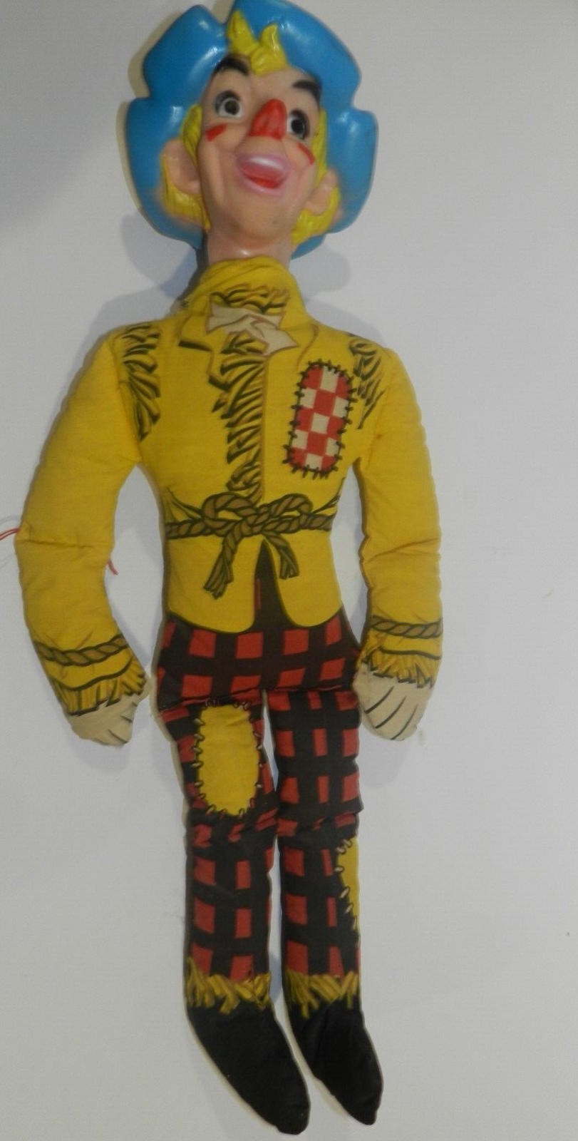 Vintage Wizard of Oz Scarecrow Ralston Purina RP 1965 Rubber Head 22\ Vintage Wizard of Oz Scarecrow Ralston Purina RP 1965 Rubber Head 22\