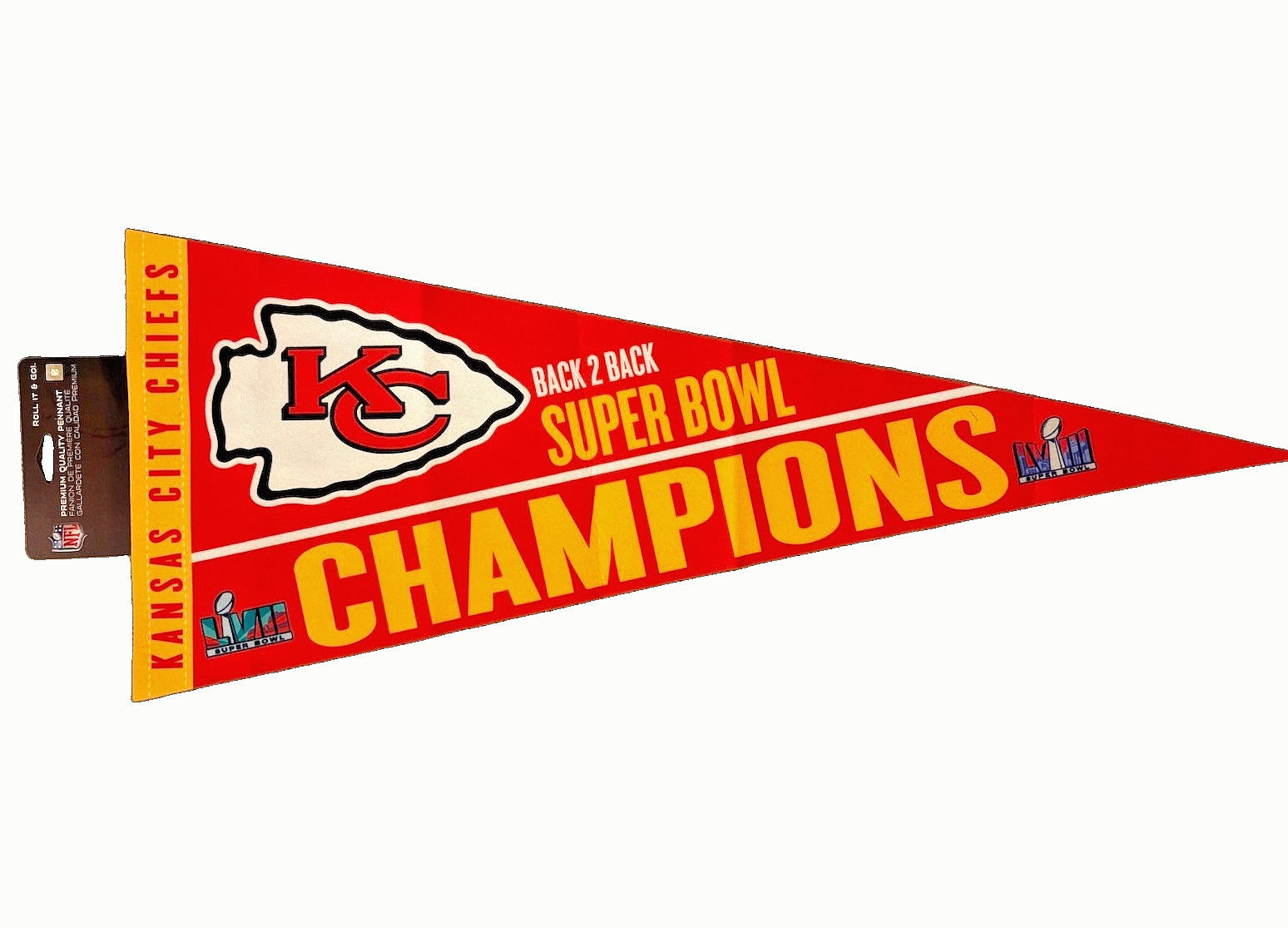 2023 Kansas City Chiefs Back To Back Super Bowl Champions 12x30 NWT 2023 Kansas City Chiefs Back To Back Super Bowl Champions 12x30 NWT