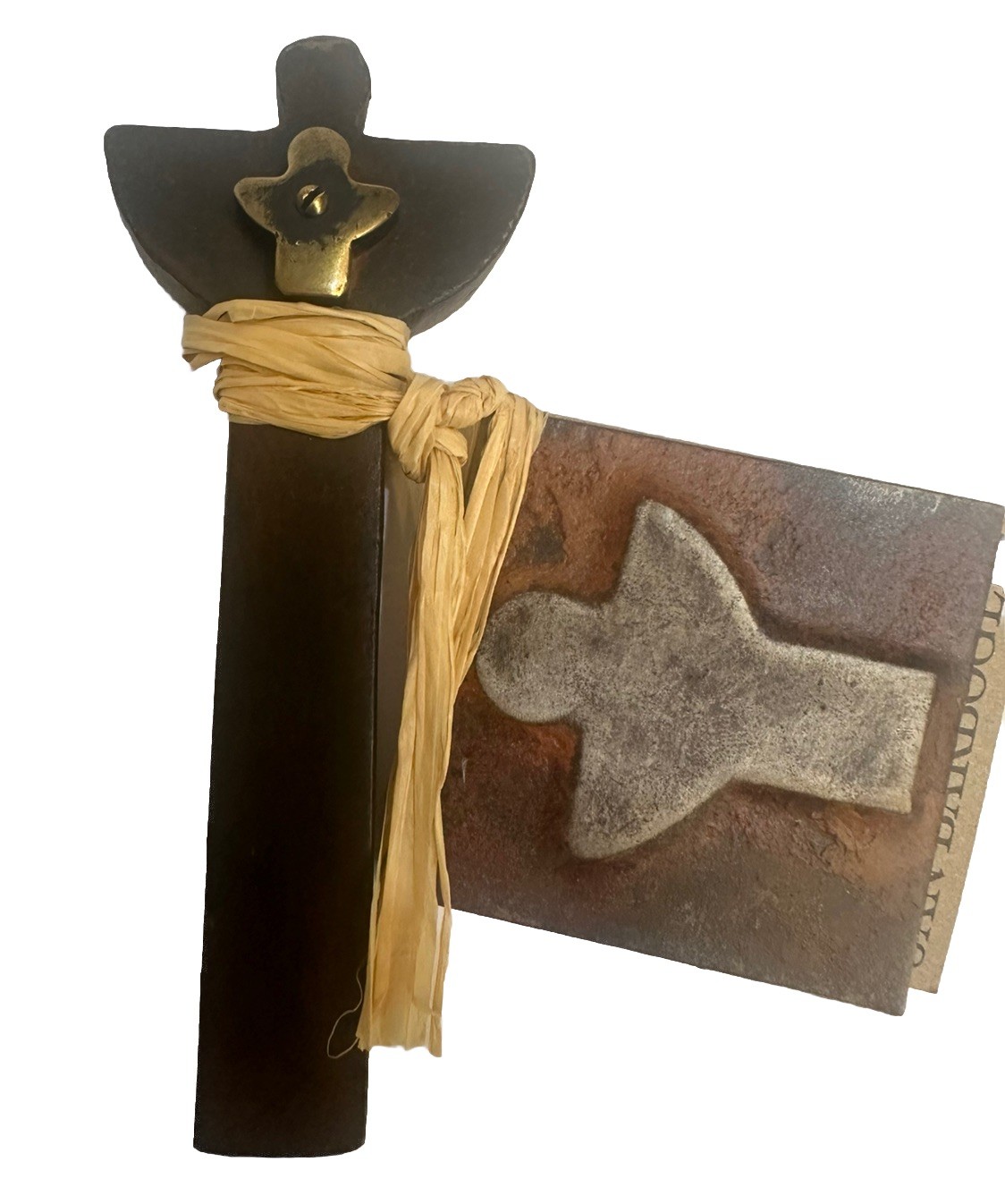 JAN BARBOGLIO iron angel figurine 5 JAN BARBOGLIO iron angel figurine 5