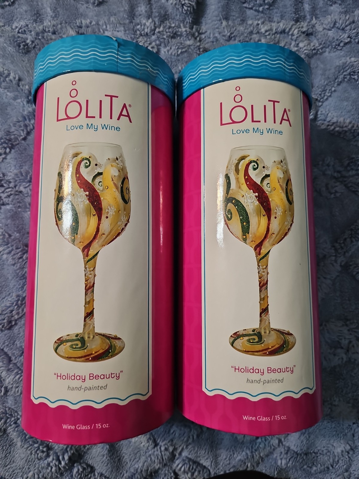 Lolita Hand painted wine glass \ Lolita Hand painted wine glass \