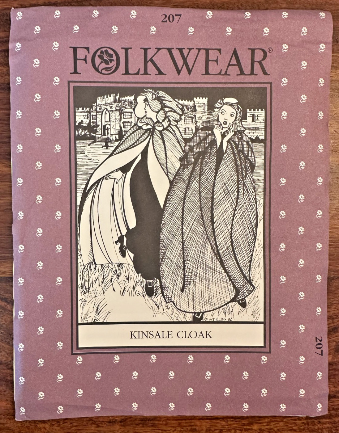 1979 Folkwear KINSALE CLOAK Pattern 207 All Sizes IRISH COSPLAY Costume UNCUT
