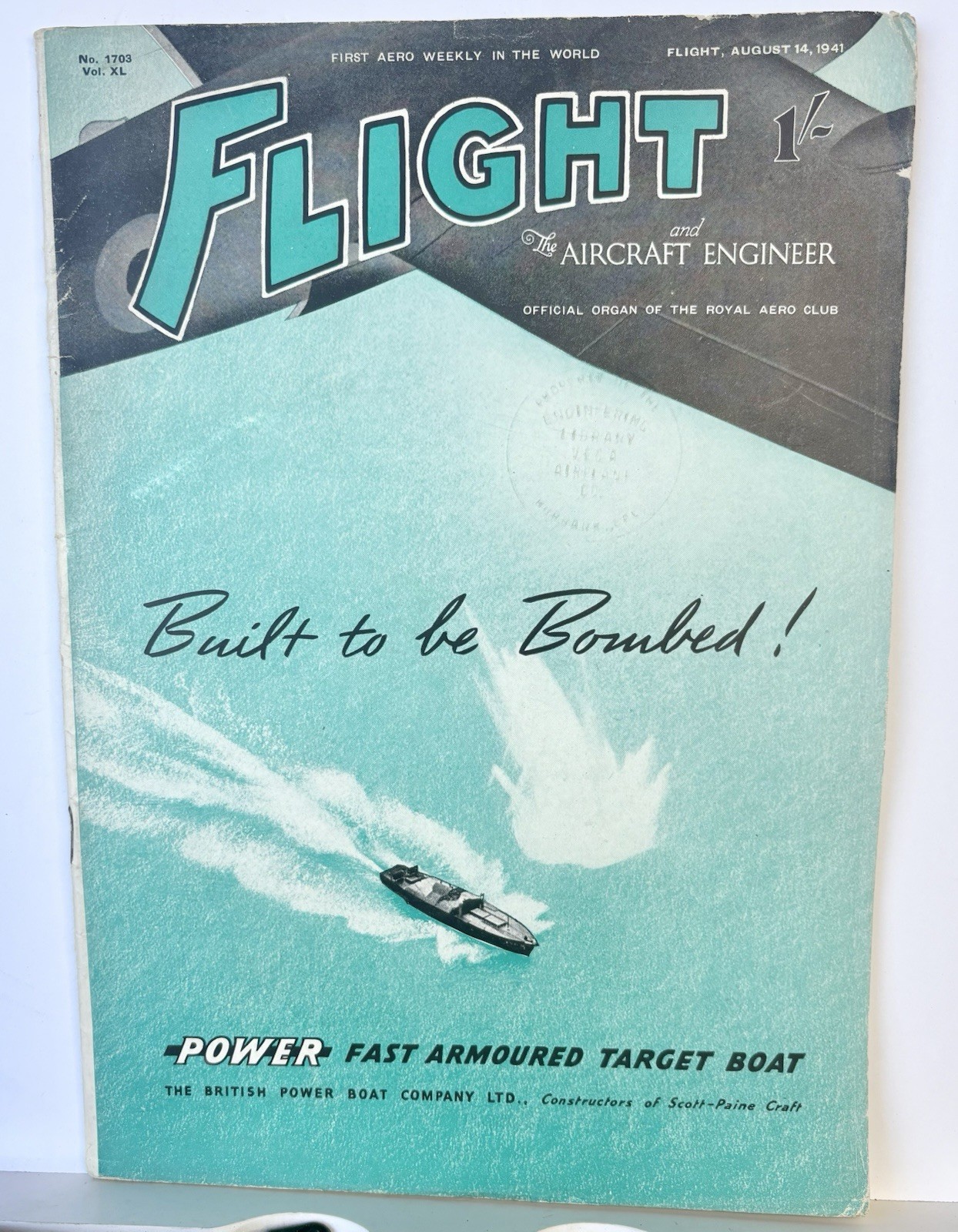 August 1941 Flight and the Aircraft Engineer magazine World War II Aviation News August 1941 Flight and the Aircraft Engineer magazine World War II Aviation News