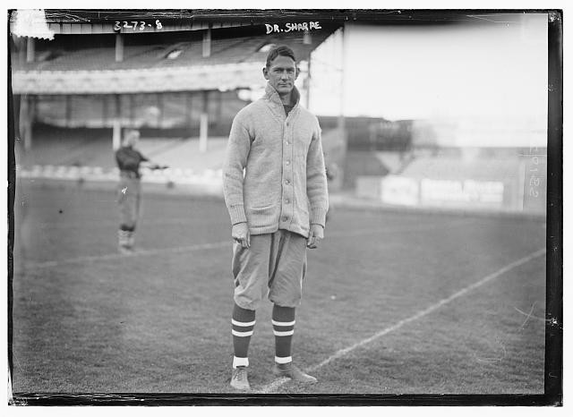 Photo:Albert Hayes Sharpe Dr. Sharpe 1910s Football Coach Field Portrait