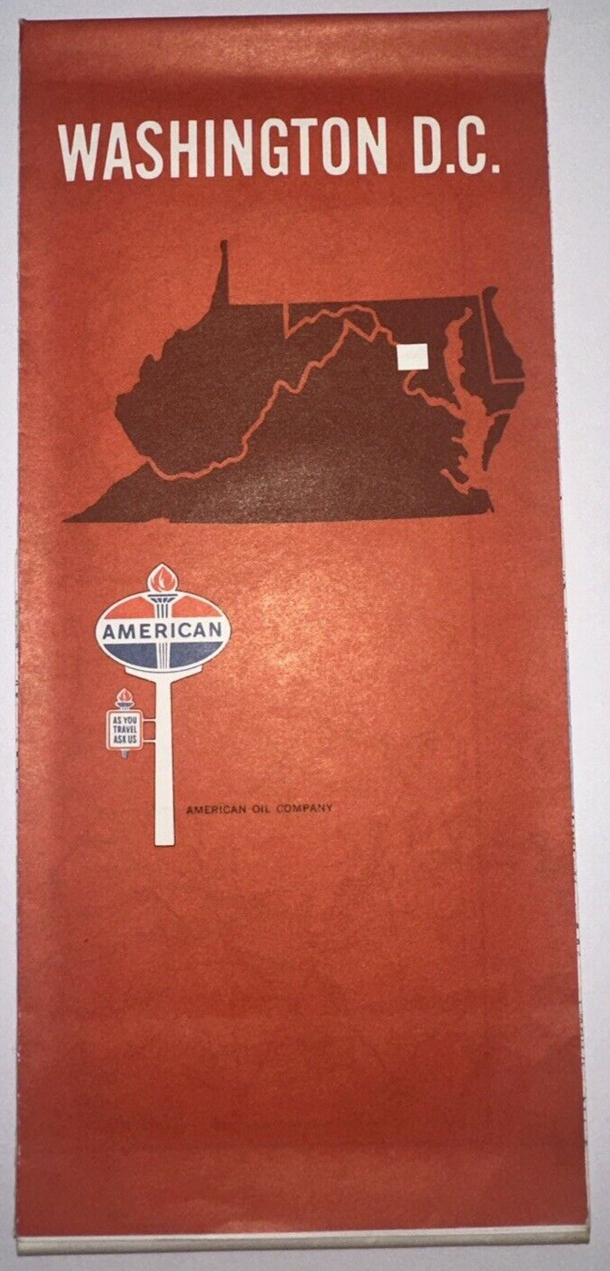 City Map, Washington DC, 1967, Standard Oil