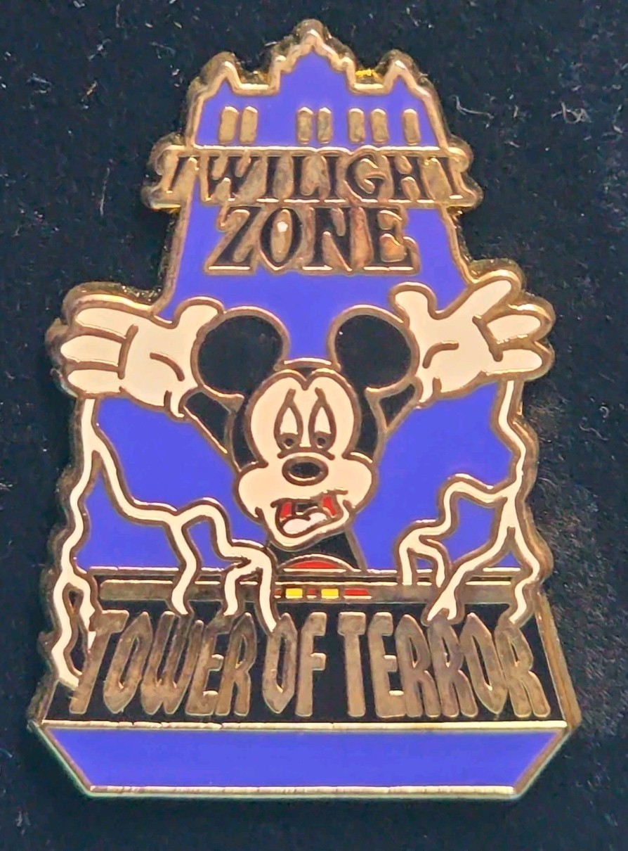 Disney Pin 846 WDW Tower of Terror Falling Mickey Mouse Hollywood Hotel Vintage