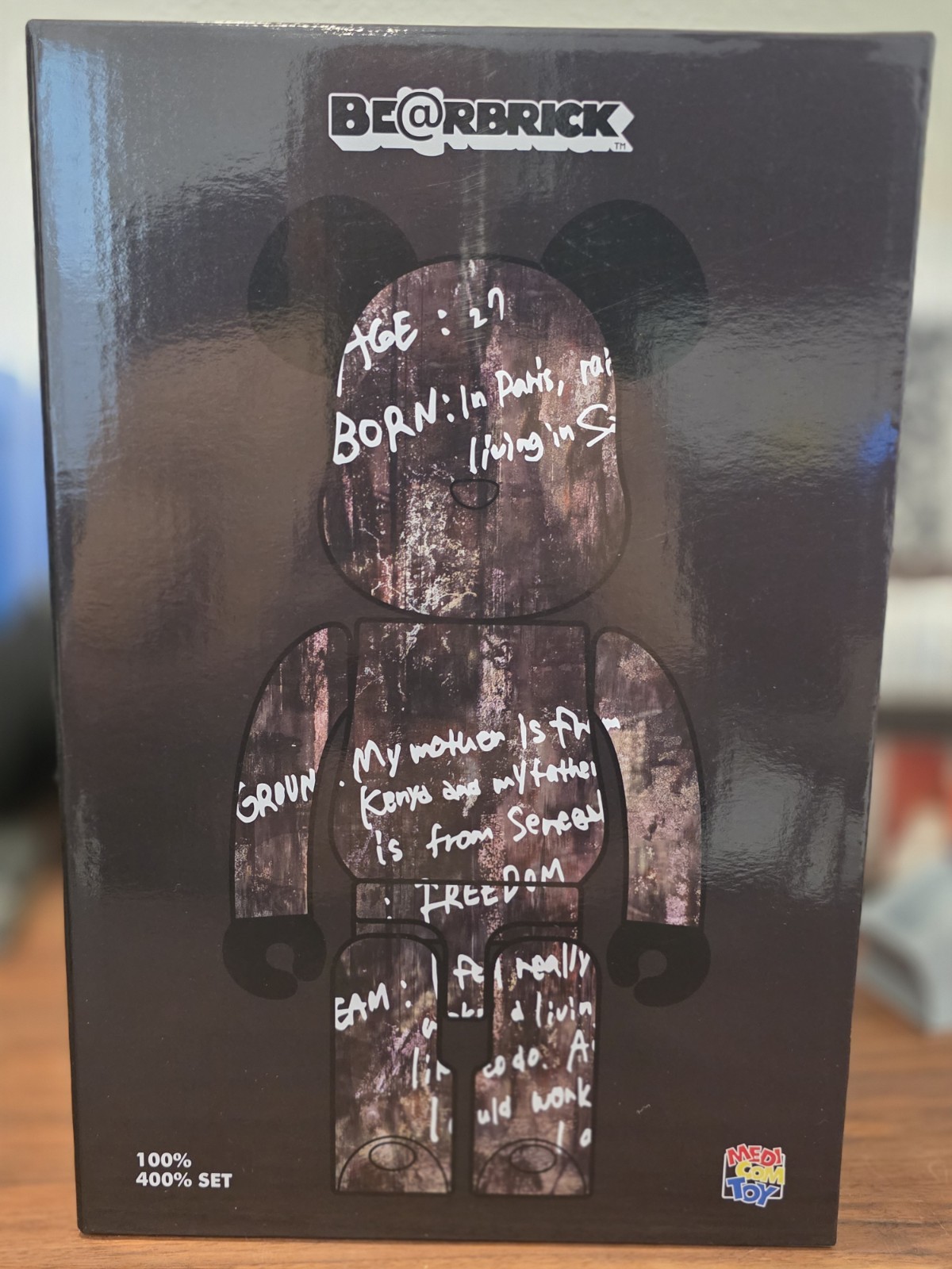 Bearbrick Macau 2023 x BLACK Scandal Yohji Yamamoto 100% & 400% Set.