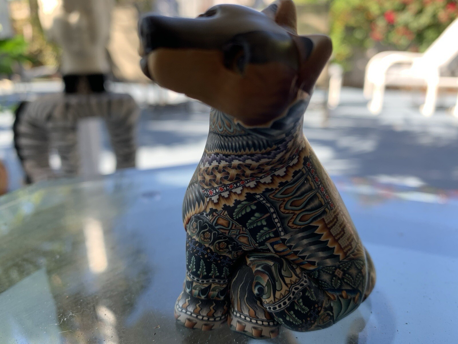 Jon Stuart Anderson Wolf 2 .75” Polymer Clay Figurine : MINT