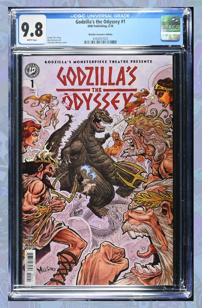 Godzilla’s The Odyssey 1:10 Ratio Variant (Meesey) | CGC 9.8