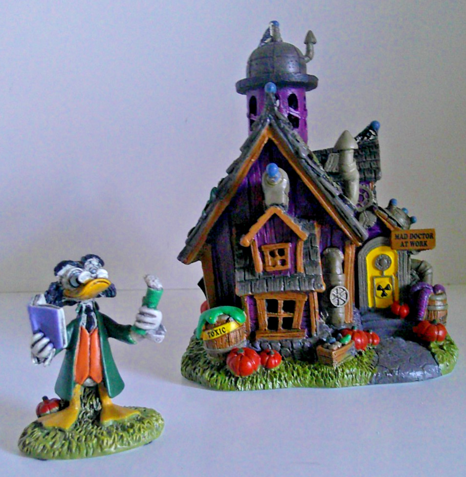 Hawthorne Village Disney Halloween Harvest Prof. Ludwig Von Drake's Laboratory Hawthorne Village Disney Halloween Harvest Prof. Ludwig Von Drake's Laboratory