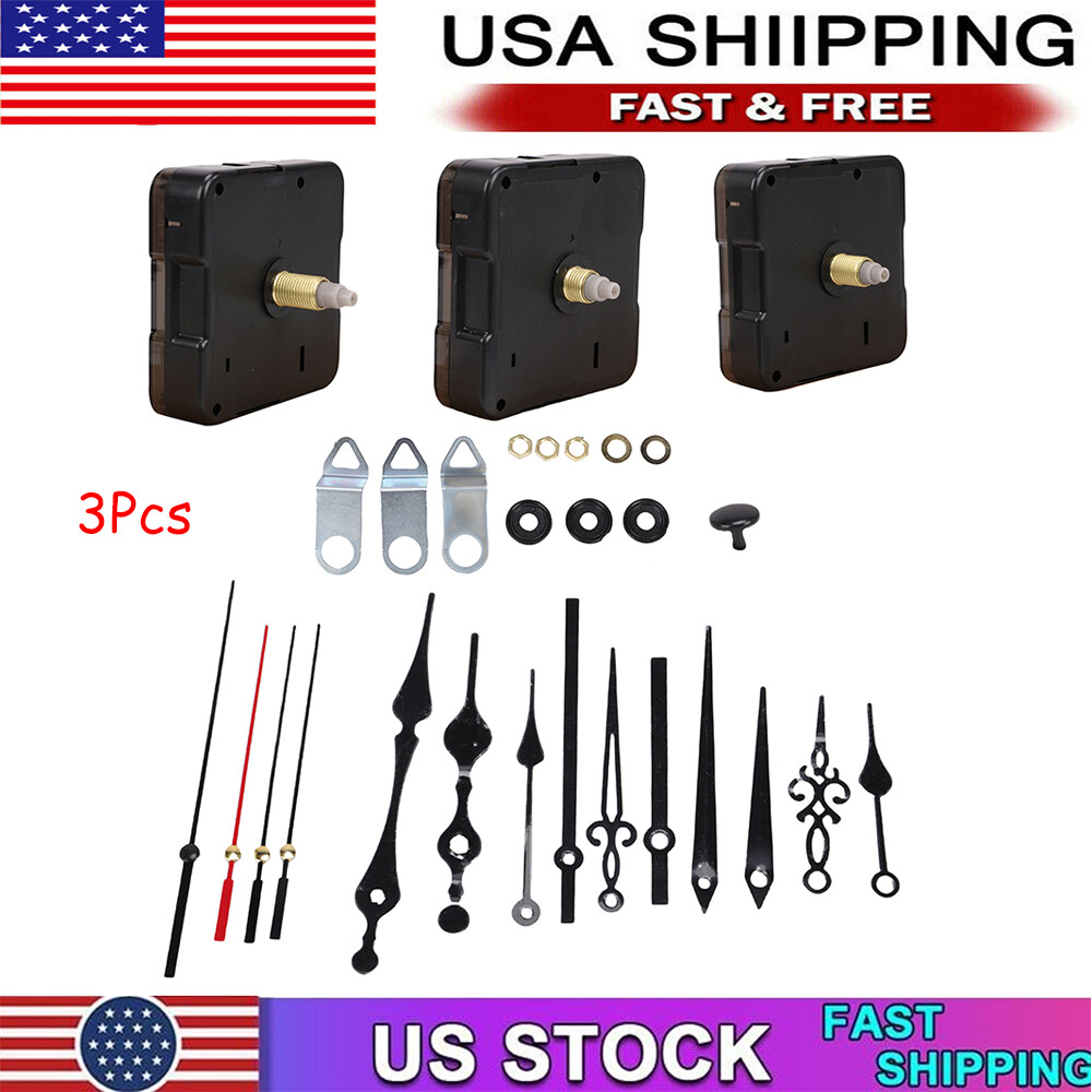 Replacement Silent Quartz Clock Movement Mechanism Battery Powered Hand Tool Kit Replacement Silent Quartz Clock Movement Mechanism Battery Powered Hand Tool Kit