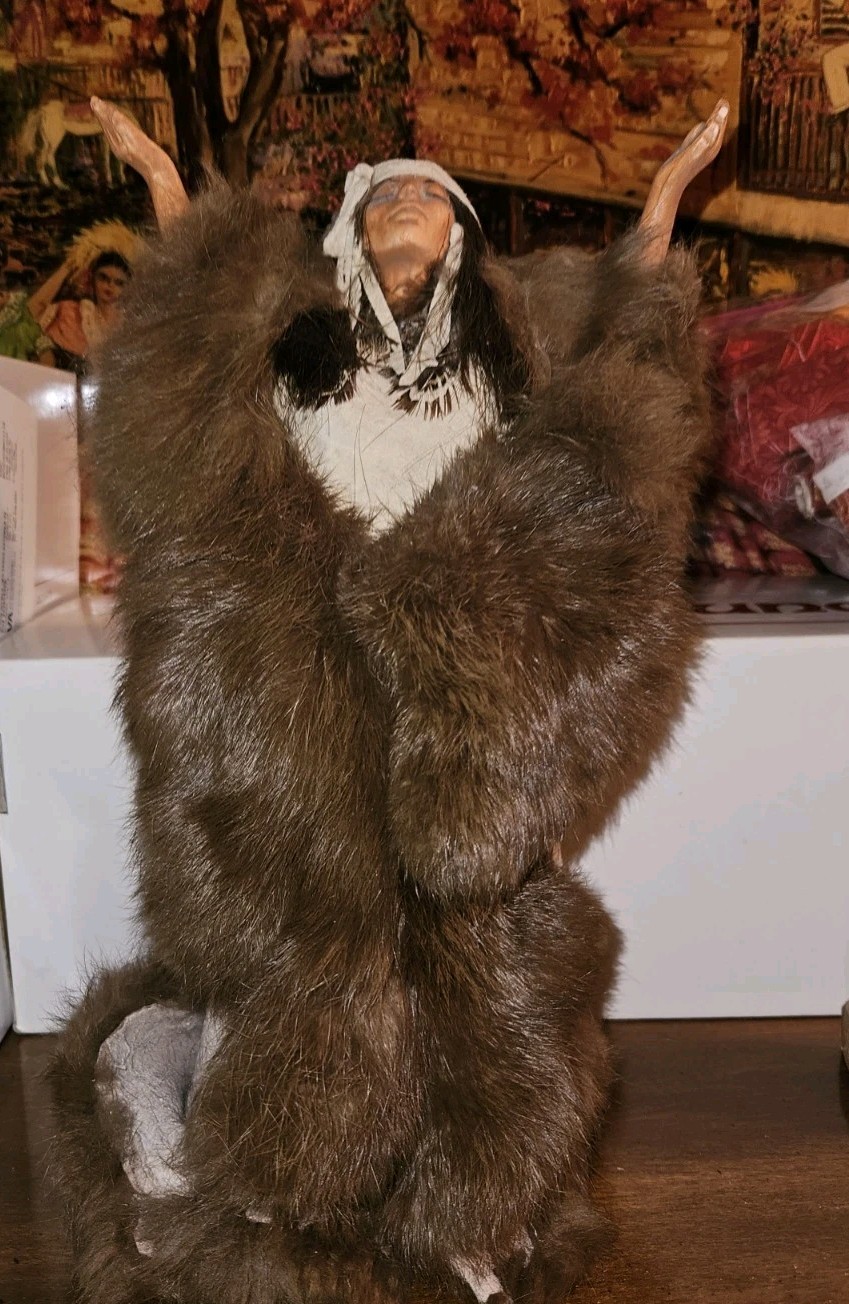 VTG 1964 Native American Shoshone Inspired Female Figure Ltd Ed 10/100 U.S MADE