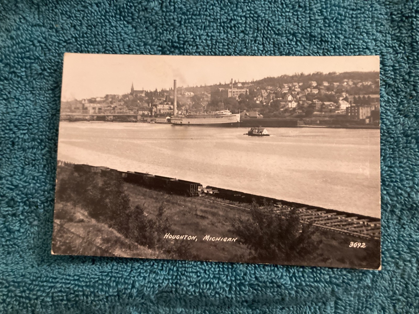 RPPC Houghton Michigan LL Cook Photo c1950 RPPC Houghton Michigan LL Cook Photo c1950