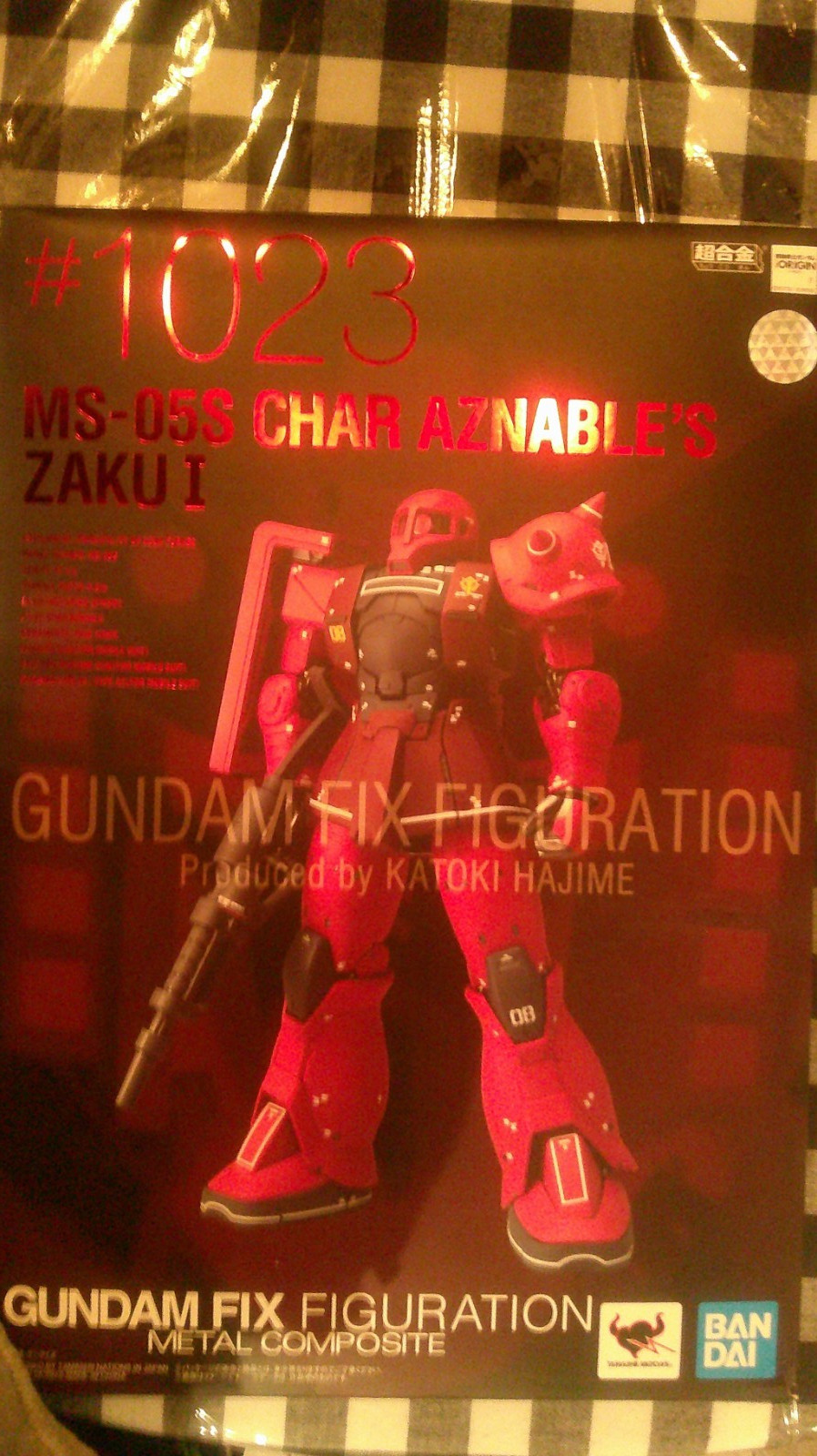 Gundam FIX METAL COMPOSITE 1023 MS-05S Char's Zaku I Bandai Chogokin figure. USA