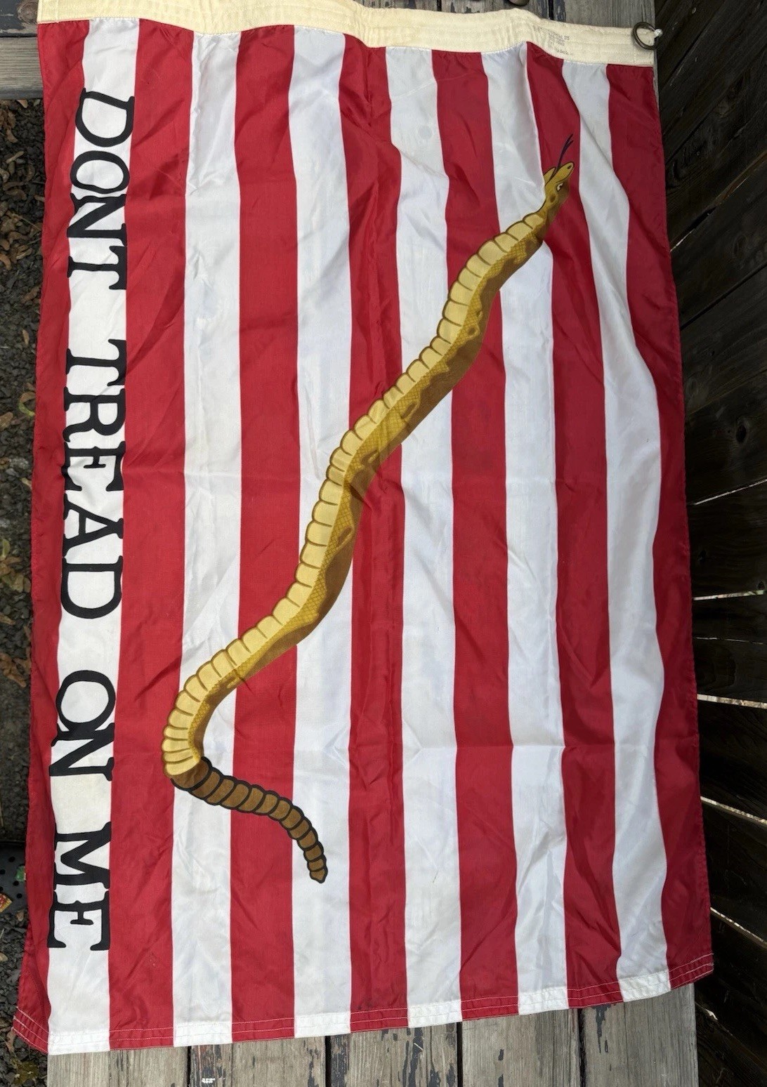 VTG 2001 USN Navy Jack 1775 Flag Valley Forge Flag Co. Sz 7 “Dont Tread On Me” VTG 2001 USN Navy Jack 1775 Flag Valley Forge Flag Co. Sz 7 “Dont Tread On Me”