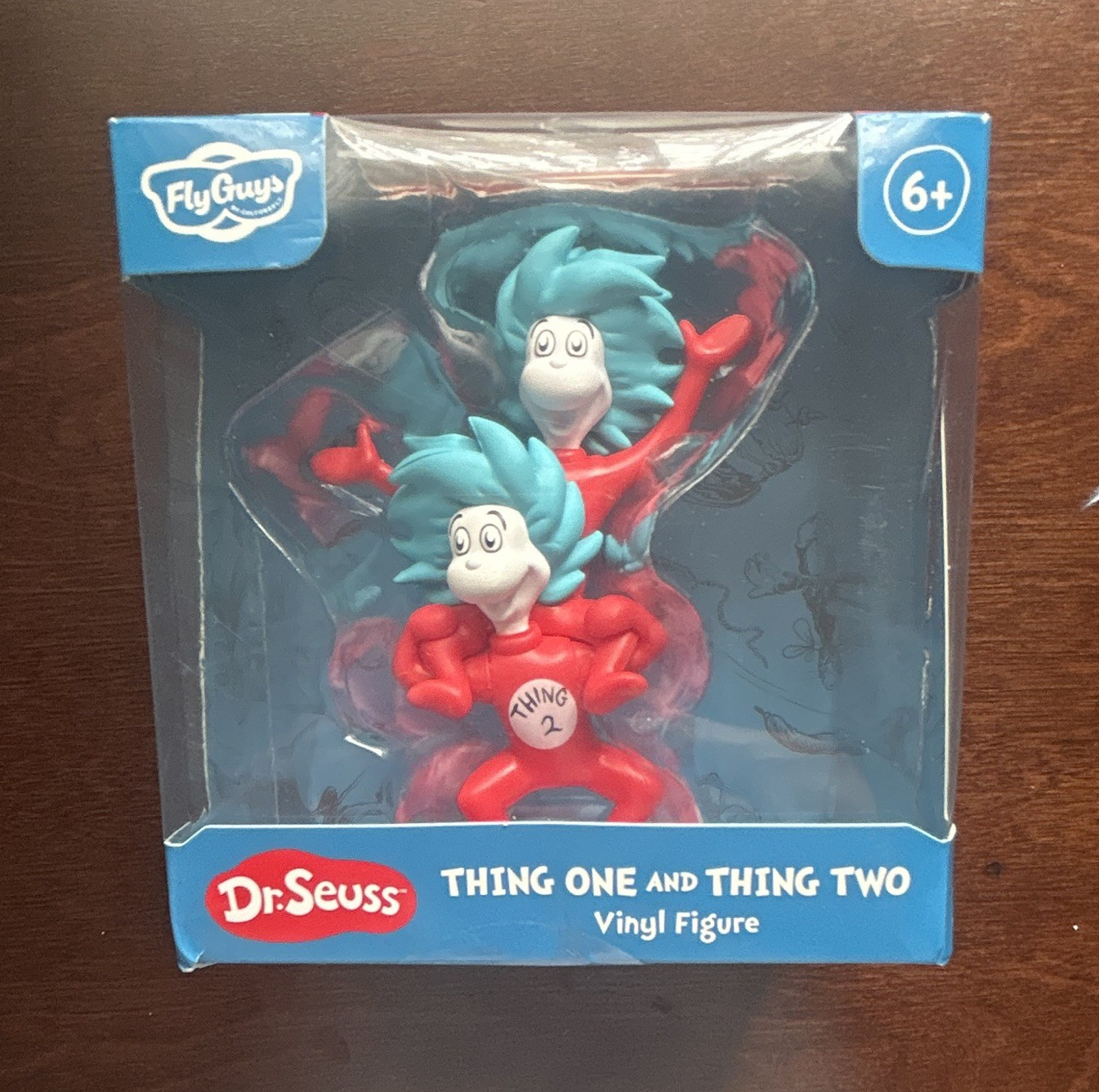 CultureFly Dr. Seuss Thing 1 & Thing 2 Vinyl Figures 2-Pack 4.5in Age 6+