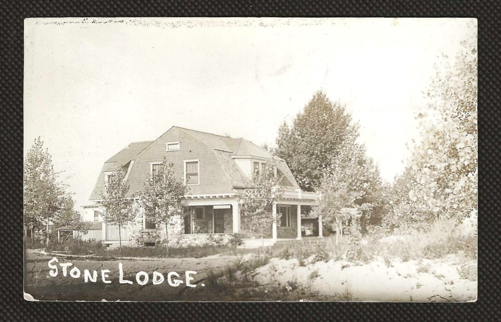 RPPC Stone Lodge Inn - Chicago IL-Illinois Postmark Real Photo Postcard 1910 RPPC Stone Lodge Inn - Chicago IL-Illinois Postmark Real Photo Postcard 1910