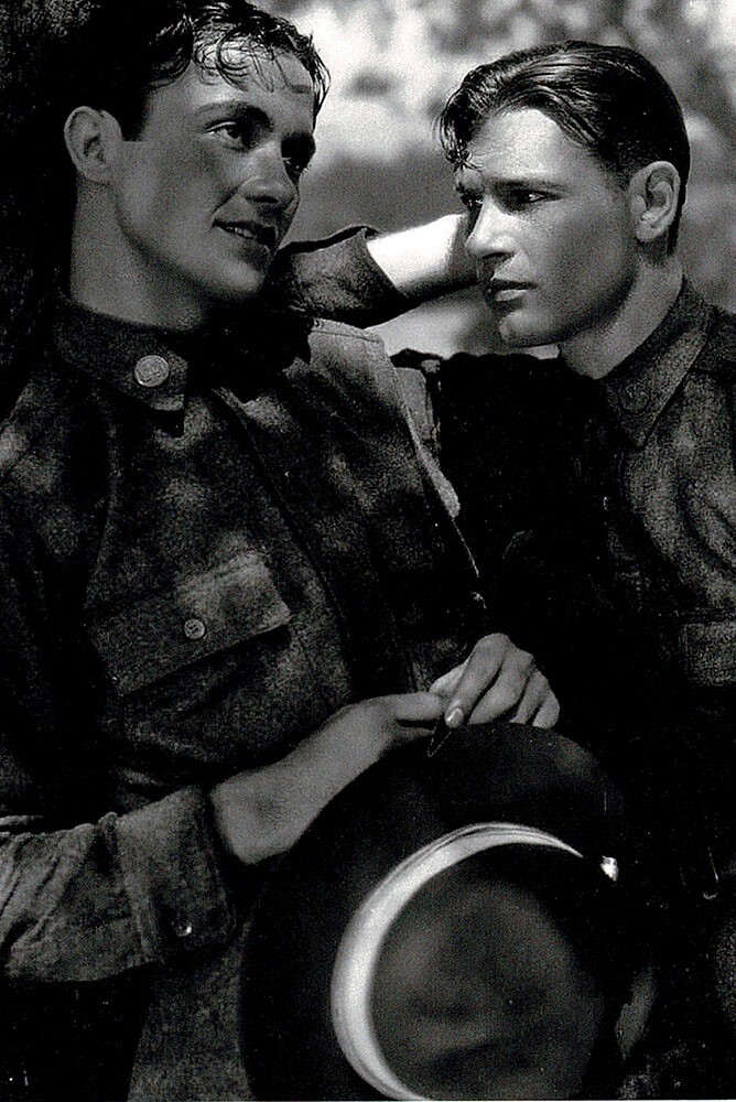 Wings publicity still Richard Arlen, Buddy Rogers 1927 gay man's collection 4x6