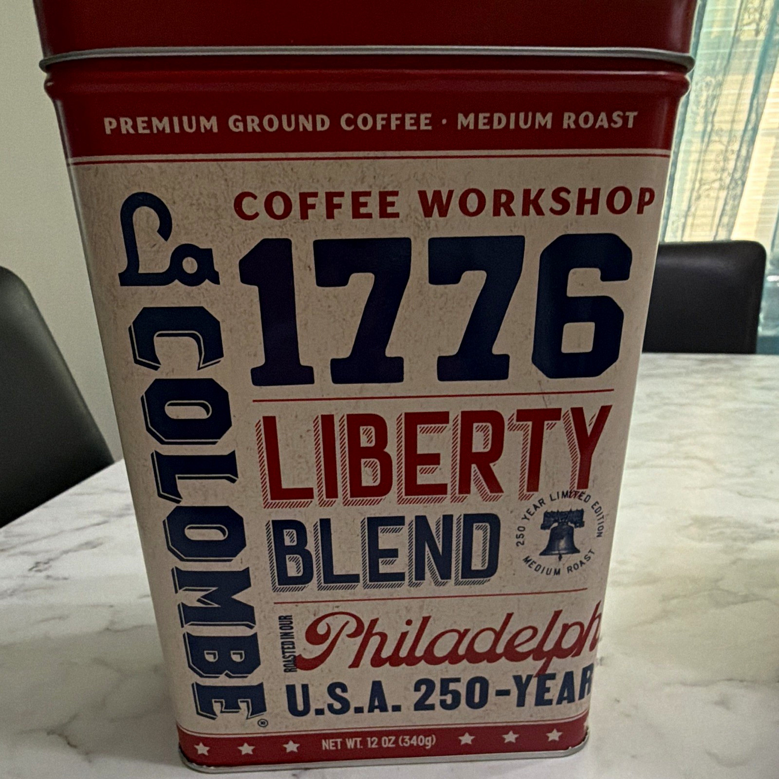 La Colombe 1776 Liberty Blend Philadelphia 250-Year Limited Edition Tin