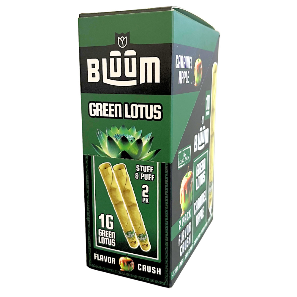 BLUUM Green Lotus Caramel Apple Wild Flower Rolls 2 Per Pack 10ct Display