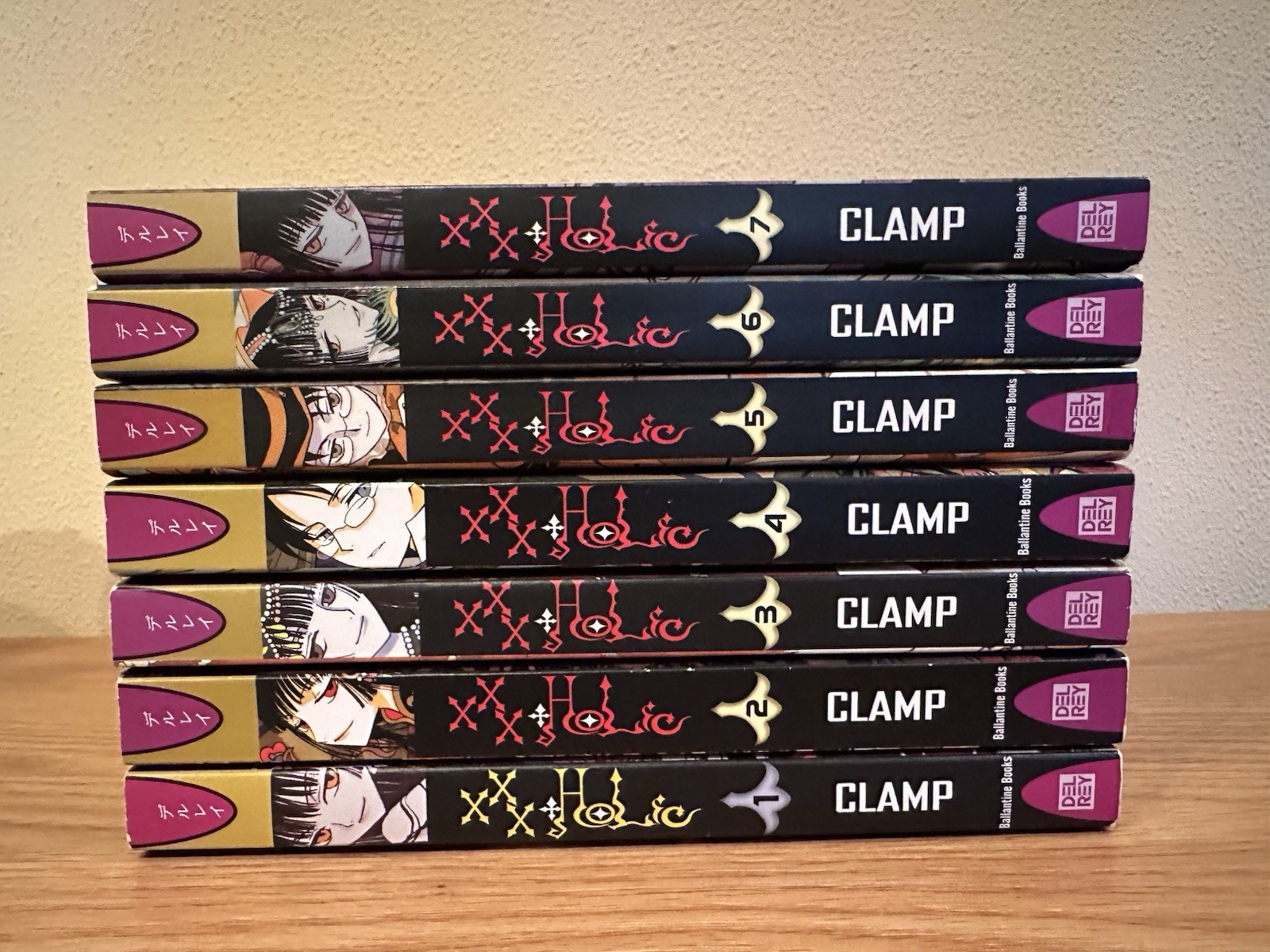 Del Rey xxxHolic Manga (English) Lot Vol 1, 2, 3, 4, 5, 6, 7 CLAMP