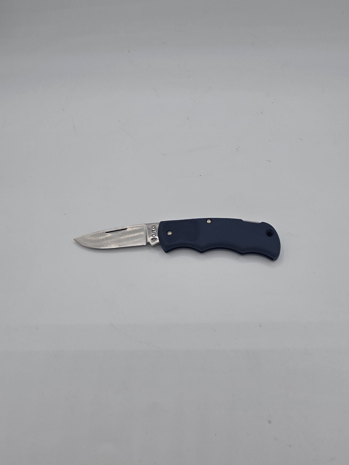 Cutco 1886 Plain Edge Blade USA Lockback Knife Blue Handle Cutco 1886 Plain Edge Blade USA Lockback Knife Blue Handle