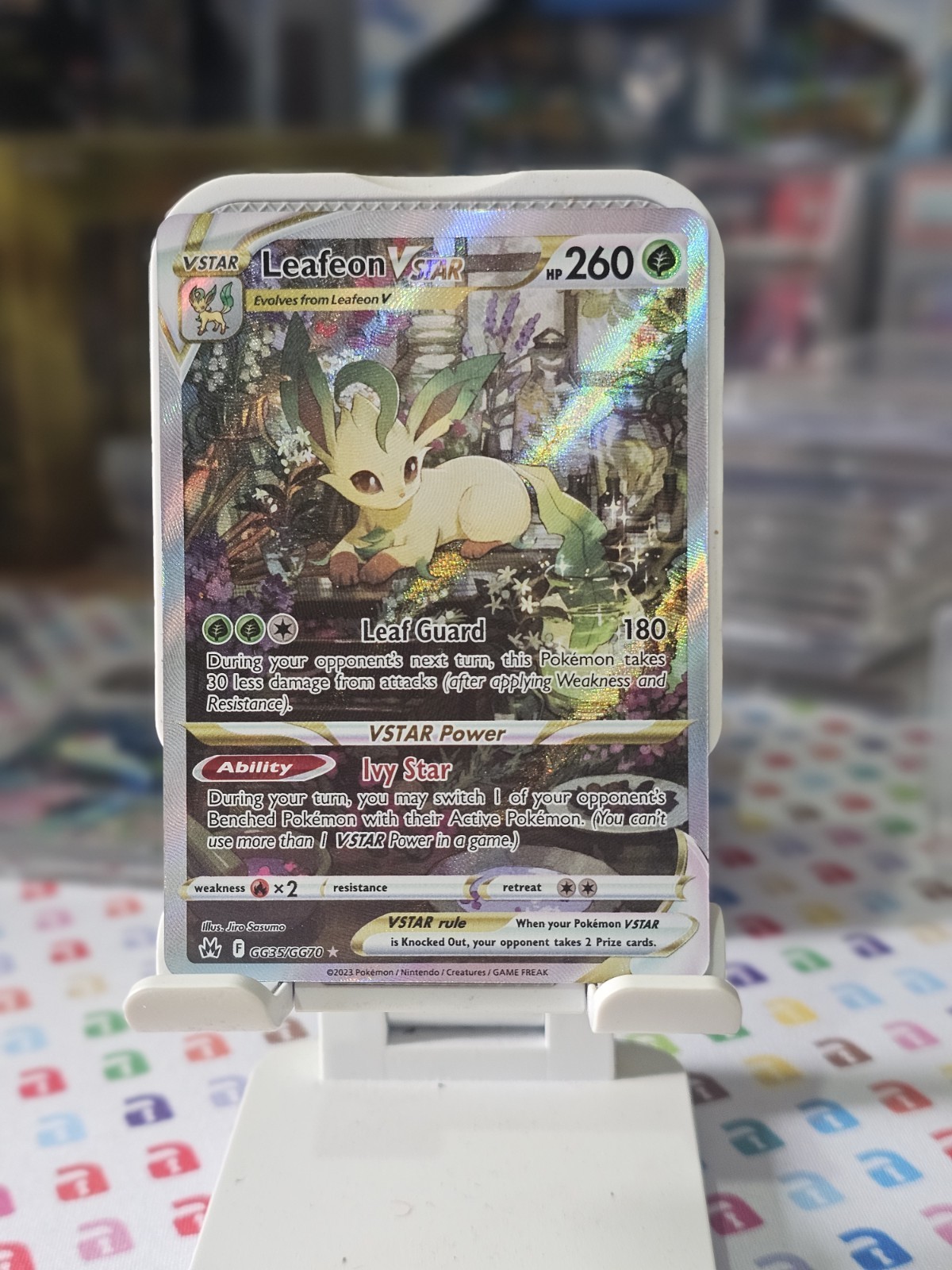 Leafeon VSTAR GG35/GG70 - Ultra Rare Full Art - Crown Zenith - NM - Pokémon TCG 