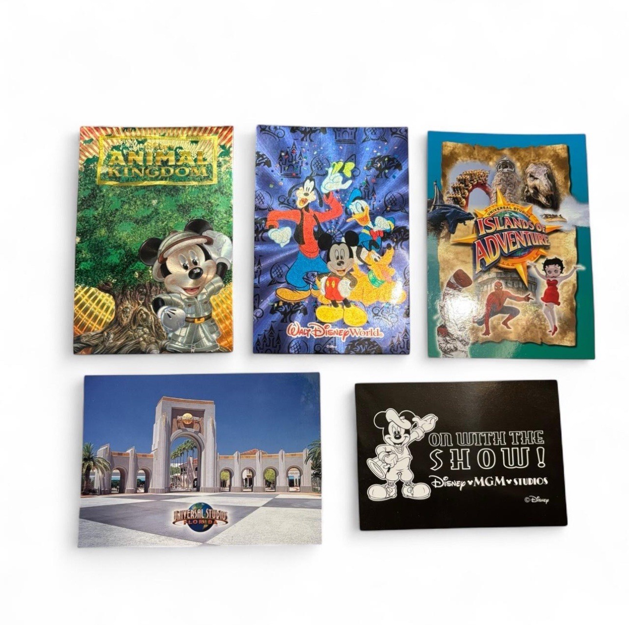 Vintage y2k Walt Disney World Postcards Lot of 5 Unused Some Foil Vintage y2k Walt Disney World Postcards Lot of 5 Unused Some Foil