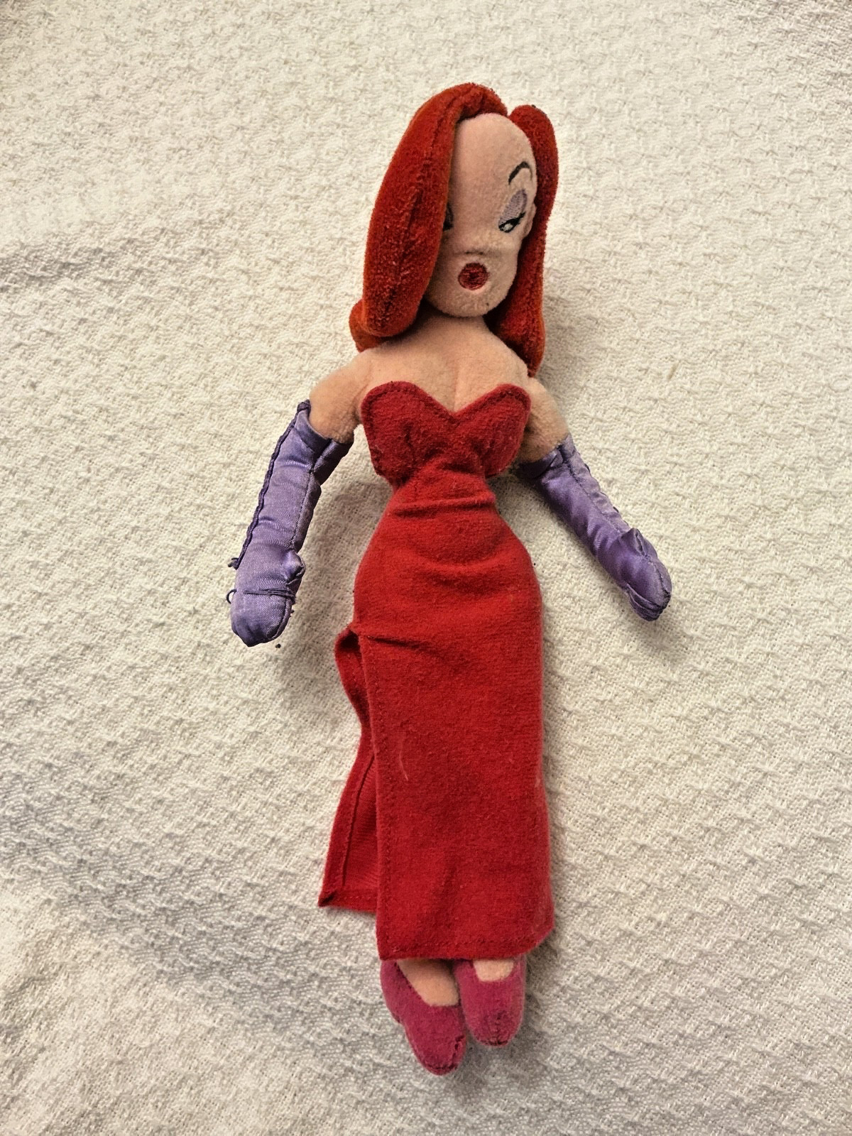 The Disney Store Mini Bean Bag Plush WHO FRAMED ROGER RABBIT JESSICA 10” Rare