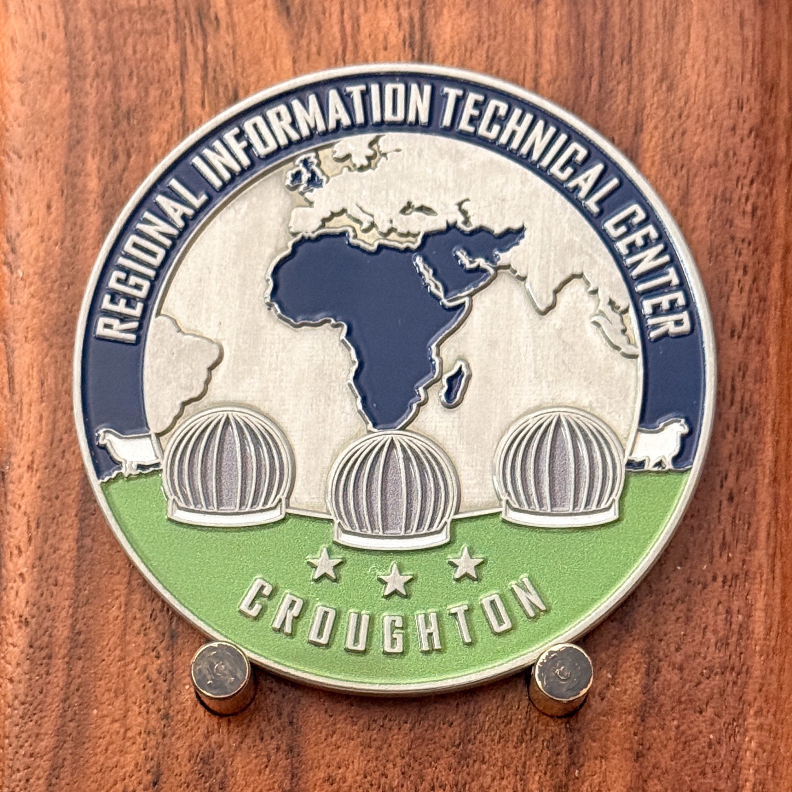 Croughton Regional Information Technical Center Challenge Coin  W#17