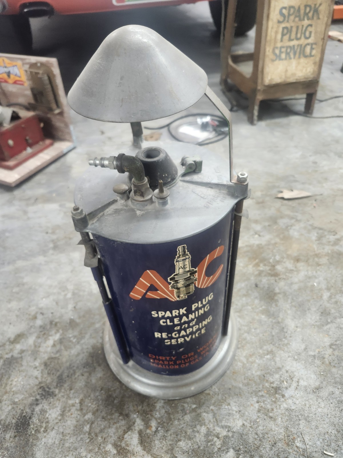 RARE AC Spark Plug Cleaner Gas Station - Great Condition RARE AC Spark Plug Cleaner Gas Station - Great Condition