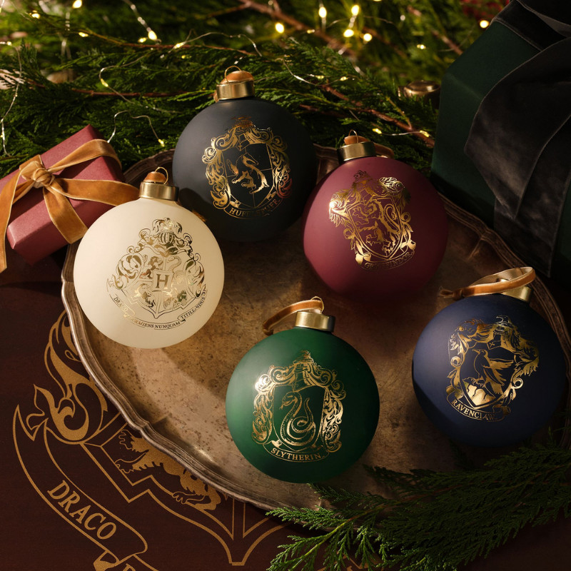 Pottery Barn Harry Potter™ House Round Ornaments - Set of 5 Pottery Barn Harry Potter™ House Round Ornaments - Set of 5