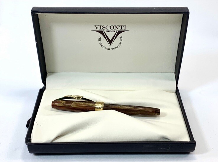 Visconti Salvador Dali’s Dance Of Time I brown ballpoint pen Case Included