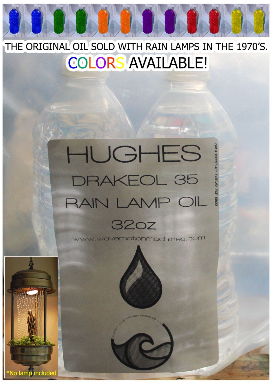 Drakeol Rain Lamp Oil 💧32oz Clear Original Oil Available in COLORS💧 Creators