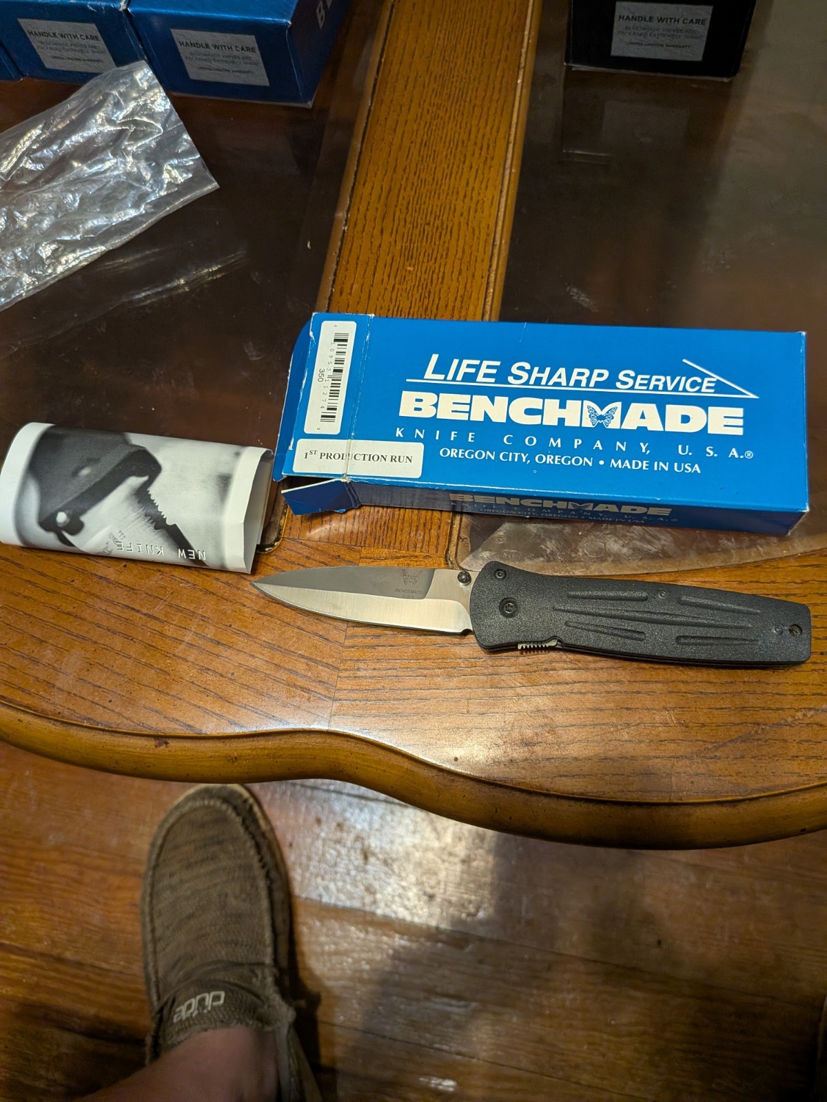 Benchmade 350 SBT Vintage Folding Knife Mel Pardue Benchmade 350 SBT Vintage Folding Knife Mel Pardue