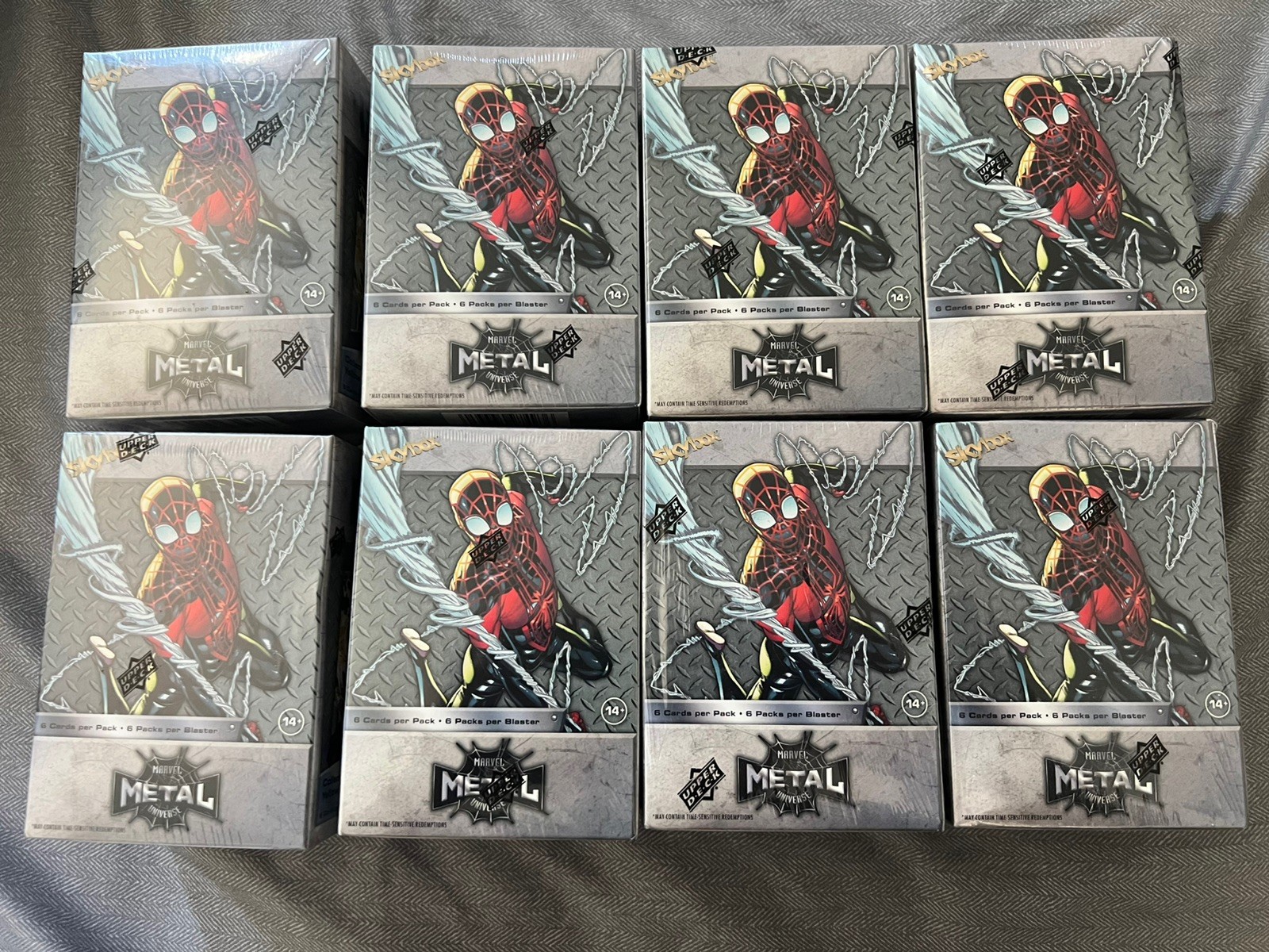 Upper Deck 2022 Marvel Metal Universe SkyBox Blaster Box Sealed Lot Of 8 Upper Deck 2022 Marvel Metal Universe SkyBox Blaster Box Sealed Lot Of 8