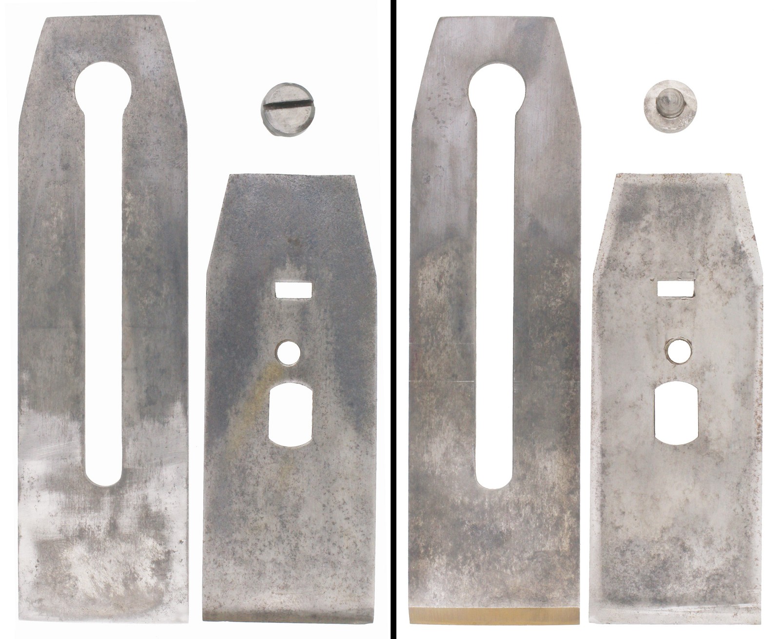 Orig. Iron & Chip Breaker for No. 4 or 5 Union Plane-2 Inch Width - mjdtoolparts