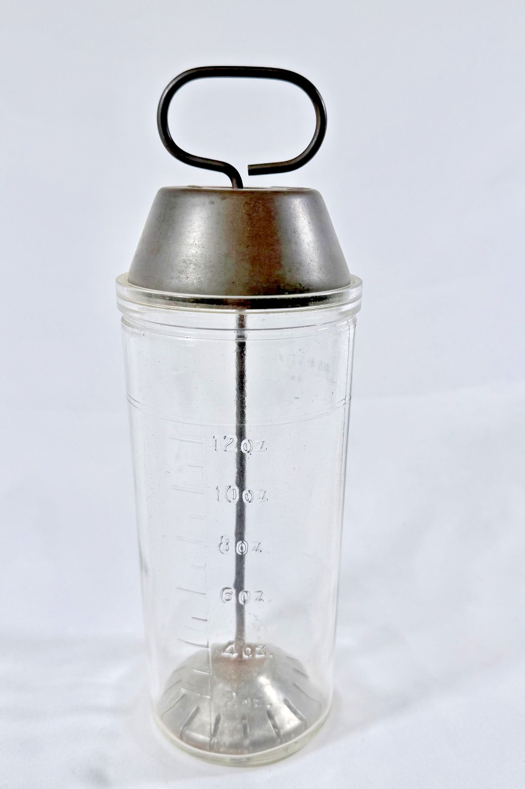 Vintage 1930s Hazel Atlas Malted Milk Mixer Glass Jar Mold 5045 Patent 1890307 