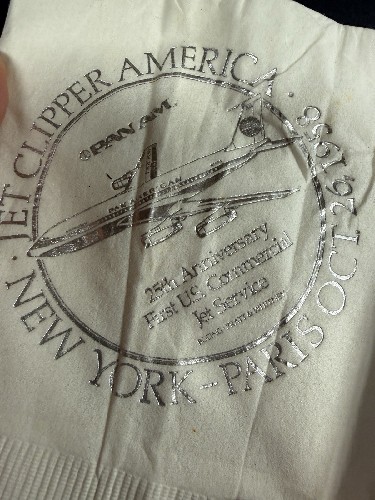 1983 Pan Am Press Kit • Jet Clipper America 25th • Press Releases & Photos