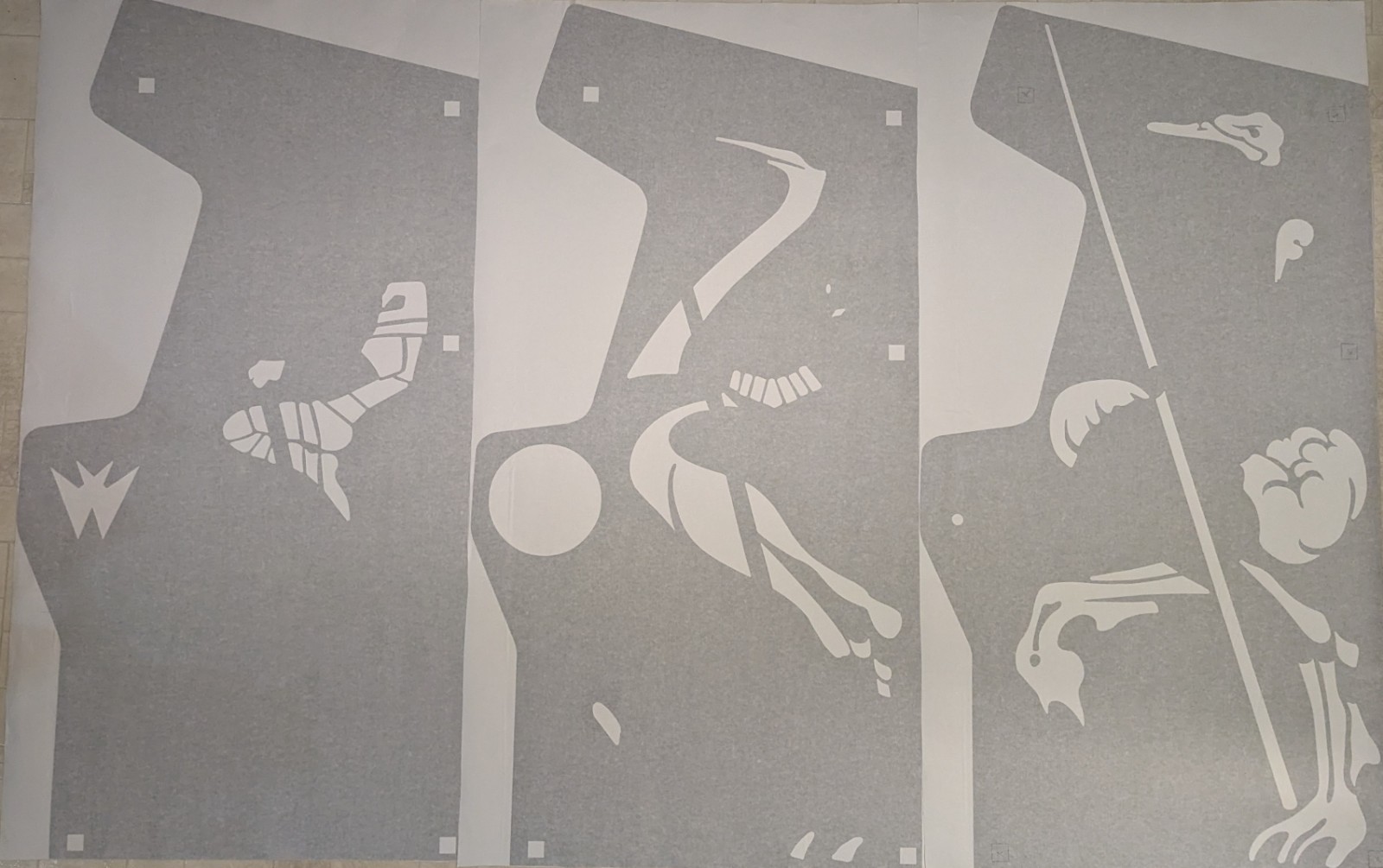 Williams Joust Arcade Stencil Kit Williams Joust Arcade Stencil Kit
