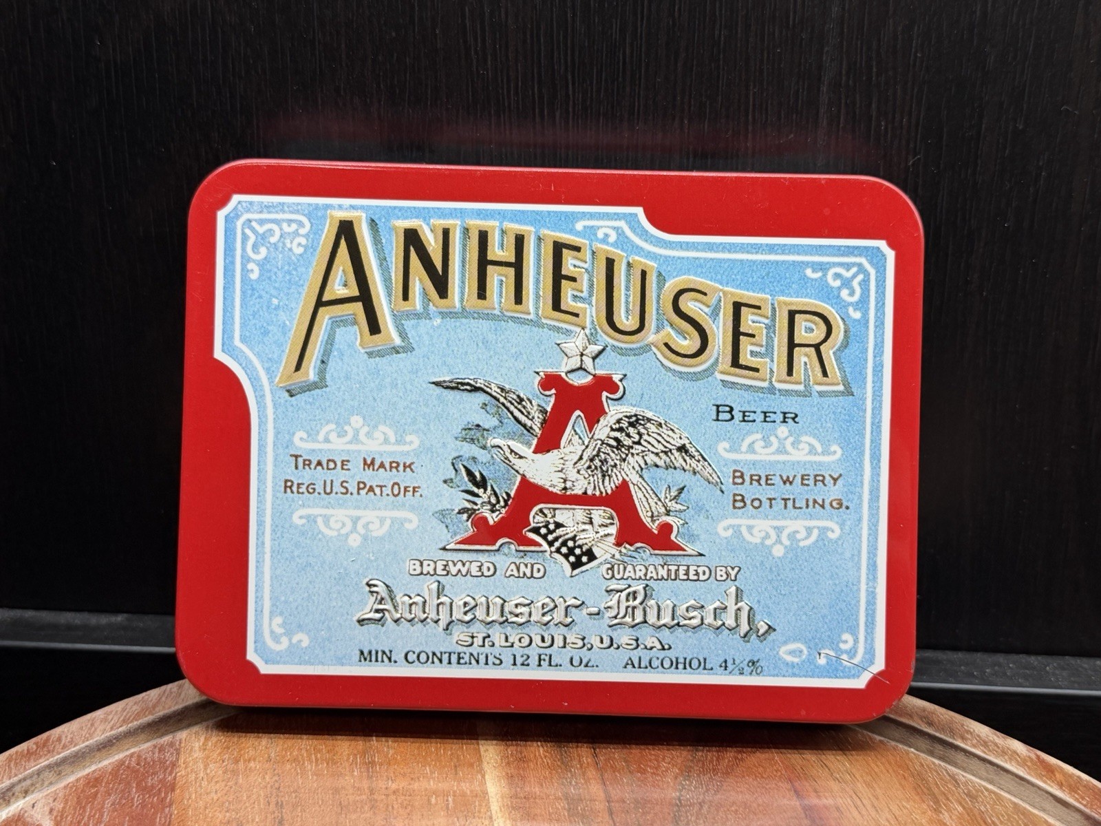 1991 Anheuser Busch Beer Brewing Classic Playing Cards w/ 2 Decks in Tin Case 1991 Anheuser Busch Beer Brewing Classic Playing Cards w/ 2 Decks in Tin Case