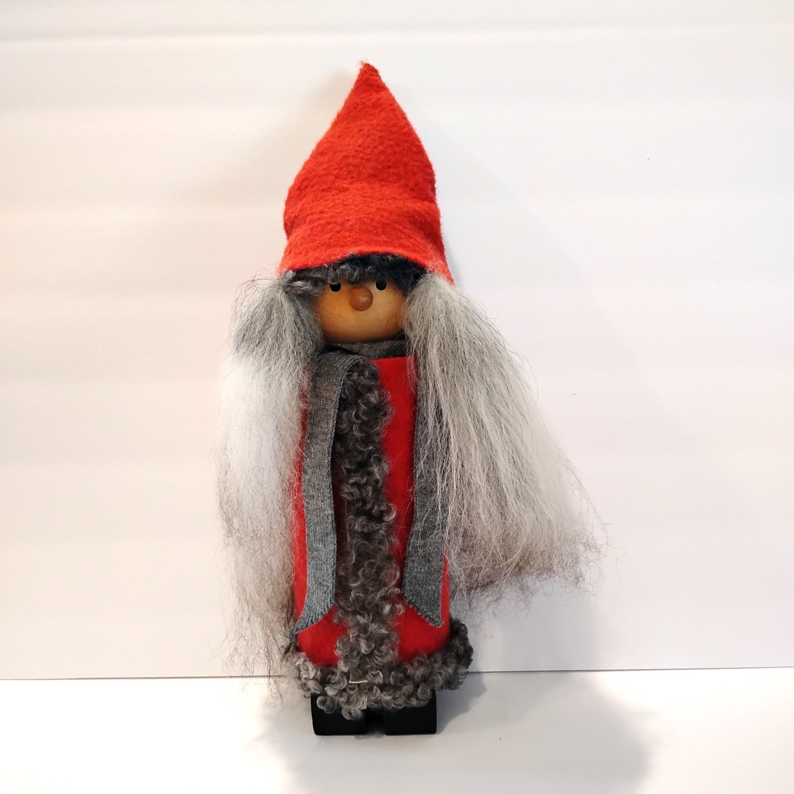 Vintage Sweden Larssons Tra Large Gnome Santa Tomtemor Figurine 18 Vintage Sweden Larssons Tra Large Gnome Santa Tomtemor Figurine 18