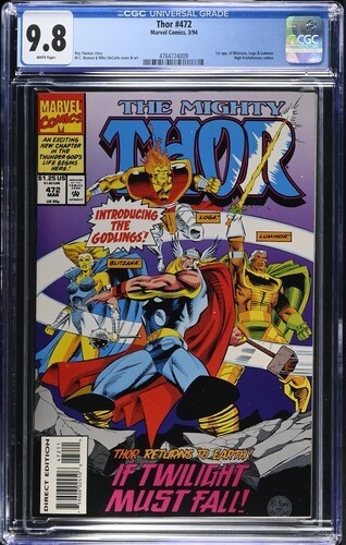 CGC 9.8 THOR #472 .. HIGH EVOLUTIONARY .. 1994 ..
