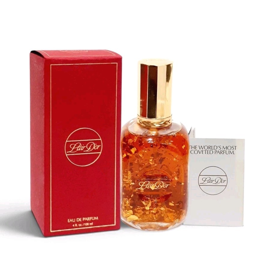 Vintage L'air D'or 23 KT Gold Eau de Parfum Spray 4 oz Rare Vintage L'air D'or 23 KT Gold Eau de Parfum Spray 4 oz Rare