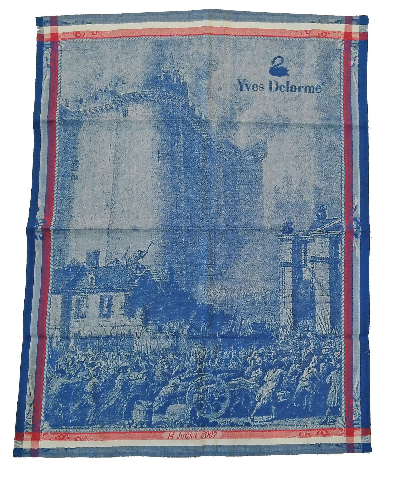 Yves Delorme French Bastille Day Kitchen Tea Towel New With Tags July 2007 Yves Delorme French Bastille Day Kitchen Tea Towel New With Tags July 2007
