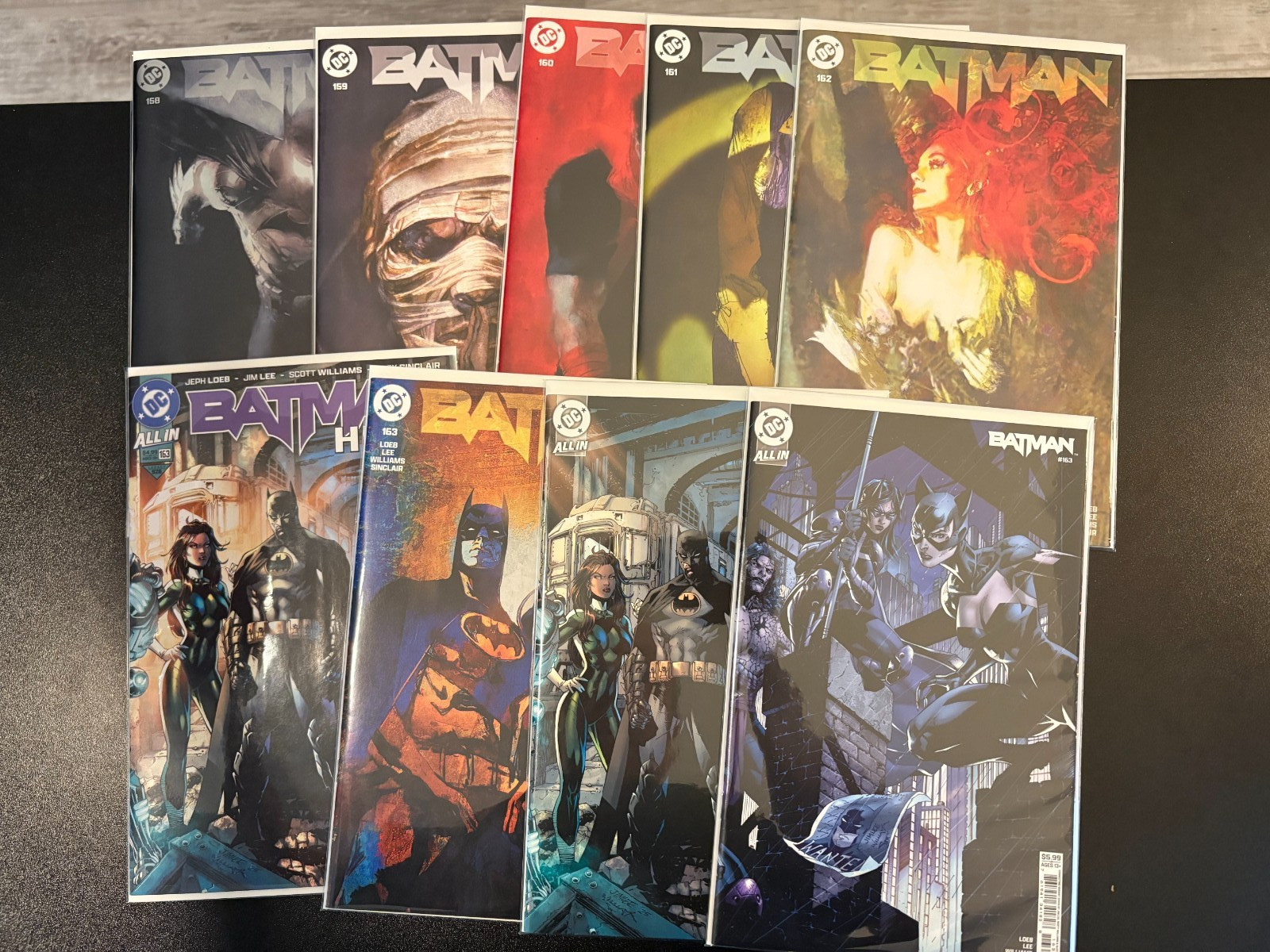 BATMAN VOL 3 LOT OF 9 #158 THRU #163 (2025-2026) NM BRAND NEW BATMAN VOL 3 LOT OF 9 #158 THRU #163 (2025-2026) NM BRAND NEW