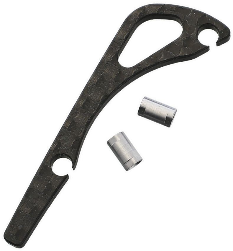 Flytanium Carbon Fiber Backspacer For The Benchmade Bugout Knife Basket Weave