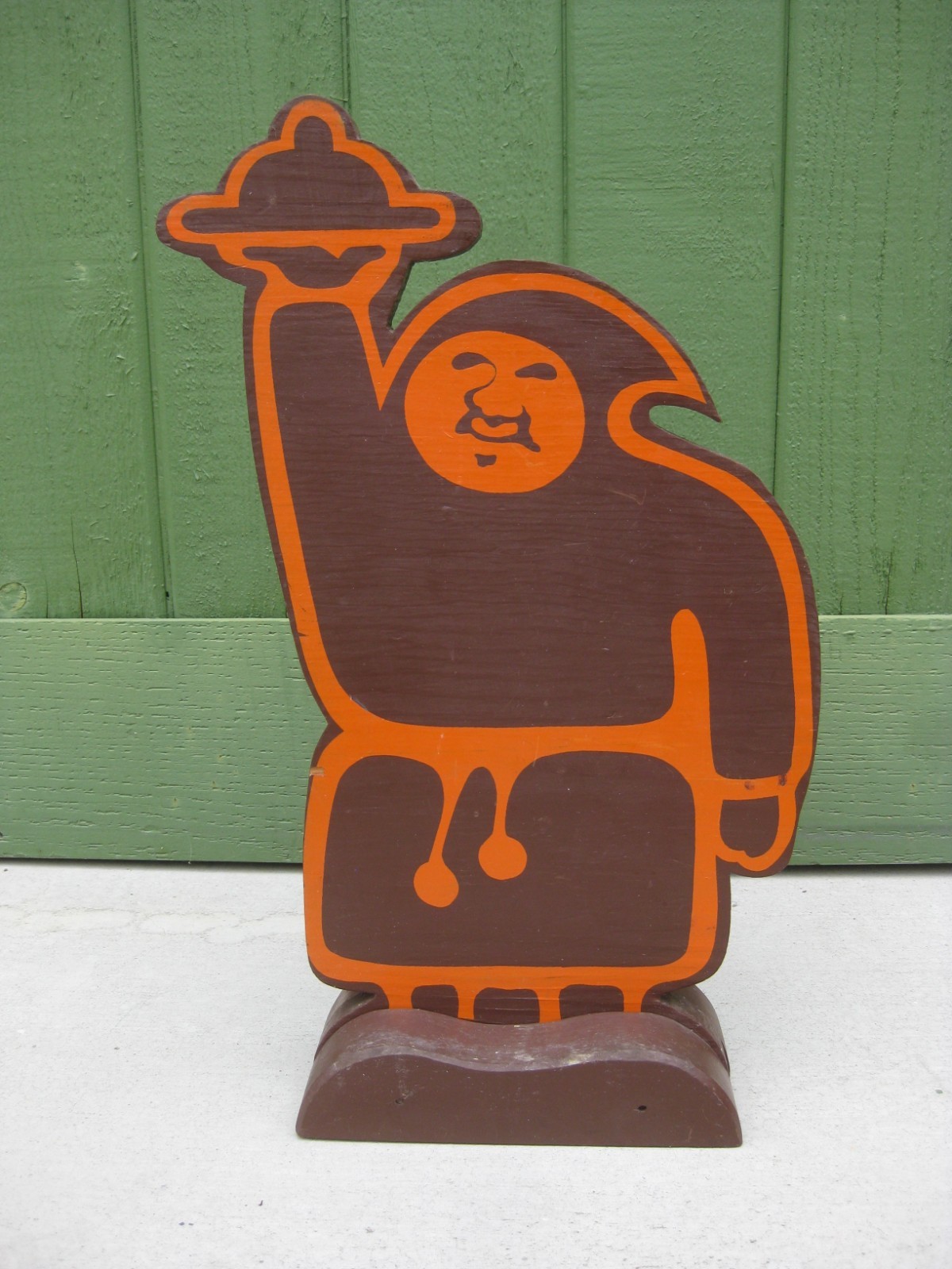 Vtg 60s Refectory Steakhouse Restaurant Advertising Display Sign Statue Portland Vtg 60s Refectory Steakhouse Restaurant Advertising Display Sign Statue Portland