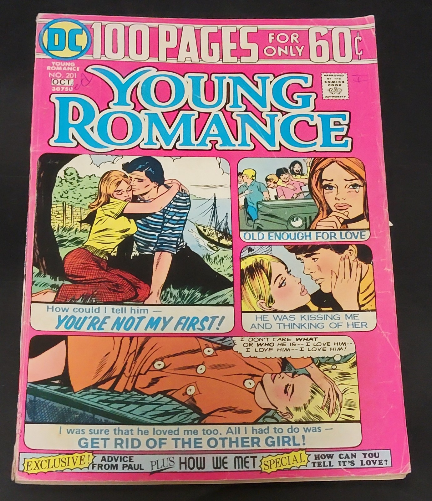 Young Romance (1963) #201 DC 100 Page Super Spectacular Vince Colletta Art VG